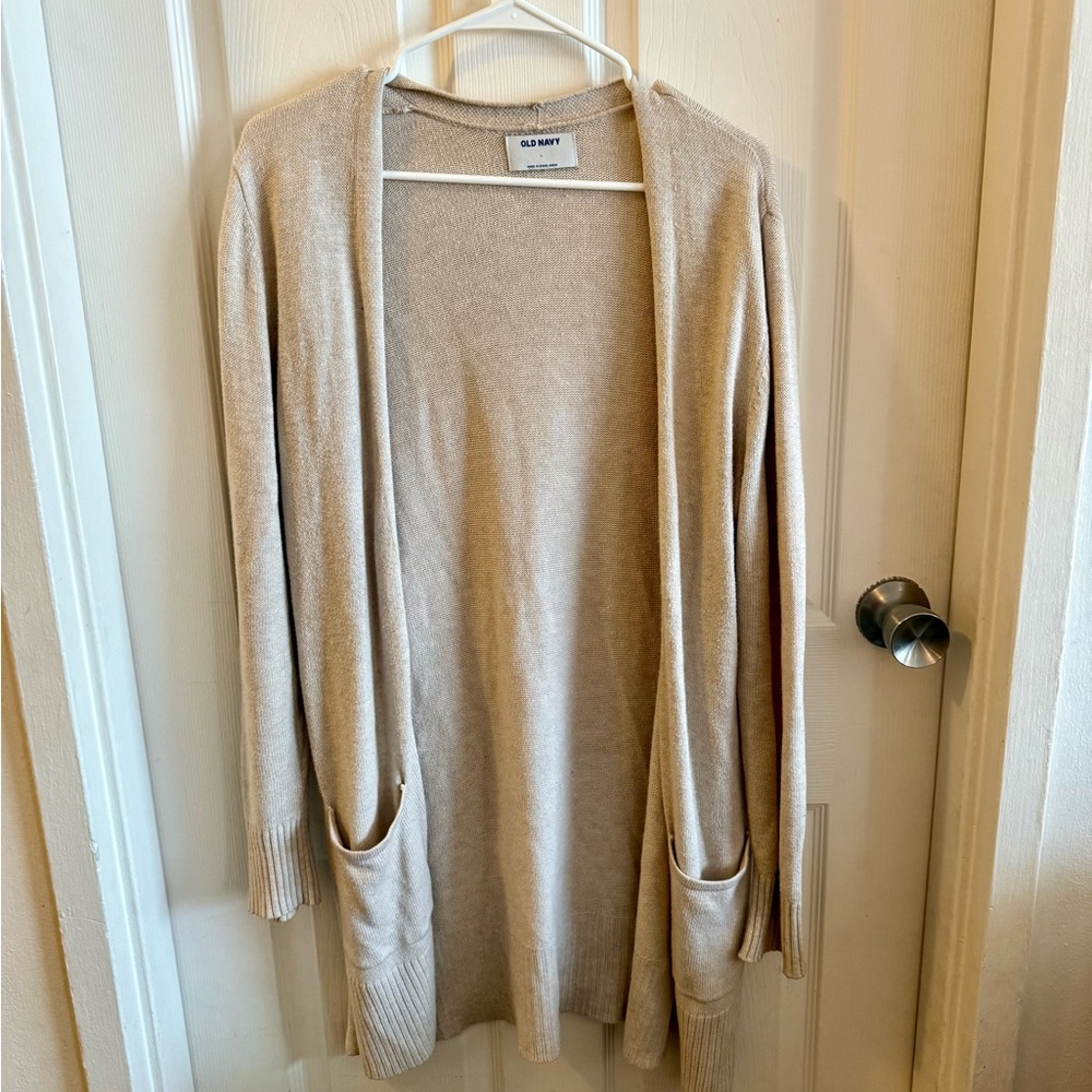 Old Navy Women's Beige Cardigan